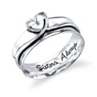 Footnotes Footnotes Womens Sterling Silver Band