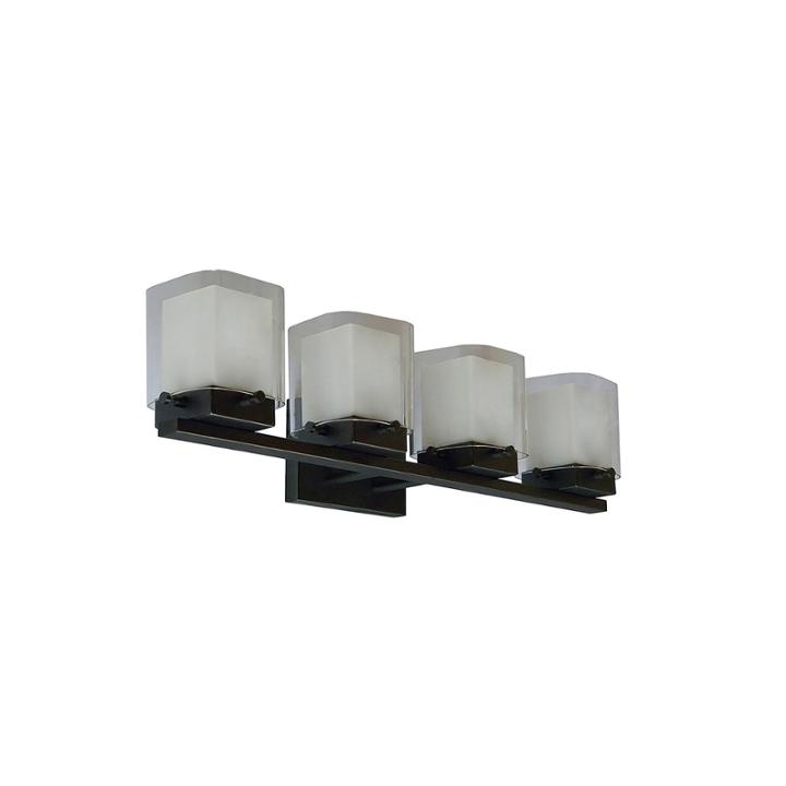 Louis 4-light Silver Bath Vanity