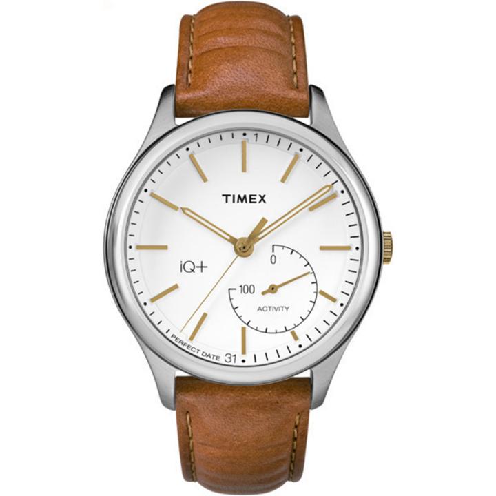 Timex Iq+ Move Brown Analog Smartwatch Activity Tracker-tw2p94700f5