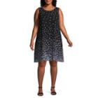 Studio 1 Sleeveless Polka Dot Sheath Dress - Plus