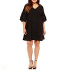 Heart N Soul Short Sleeve Shift Dress-juniors