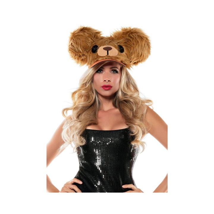 Brown Bear Fuzzy Hat