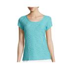 Liz Claiborne Short-sleeve Textured Knit T-shirt