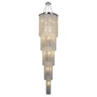 Prism Collection 19 Light Chrome Finish And Clearcrystal Cascading Round Chandelier