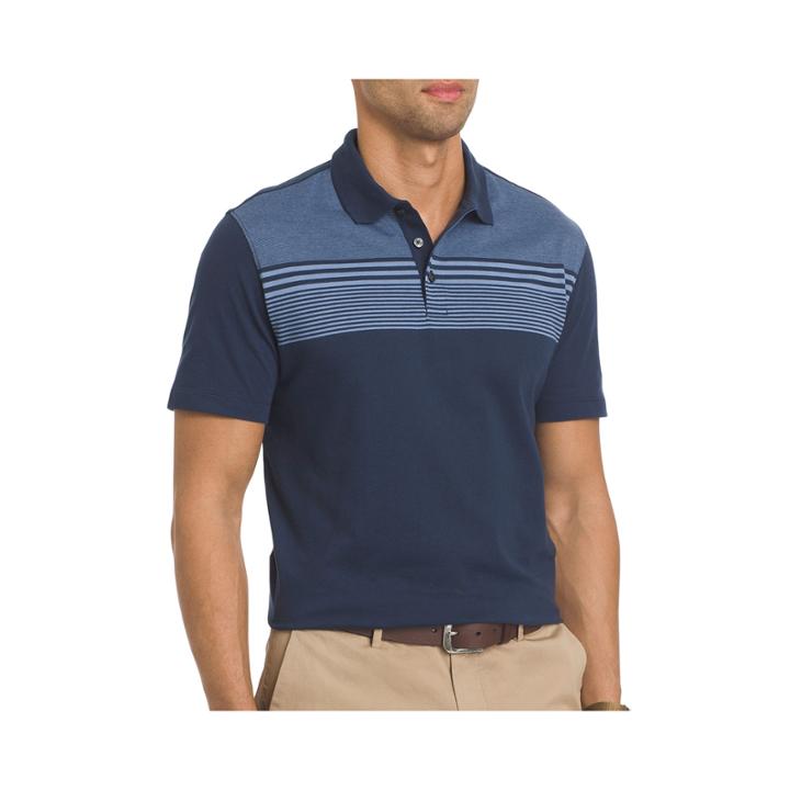 Van Heusen Short-sleeve Fancy Stripe Polo