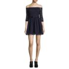 Love Reigns 3/4 Sleeve Lace Fit & Flare Dress-juniors