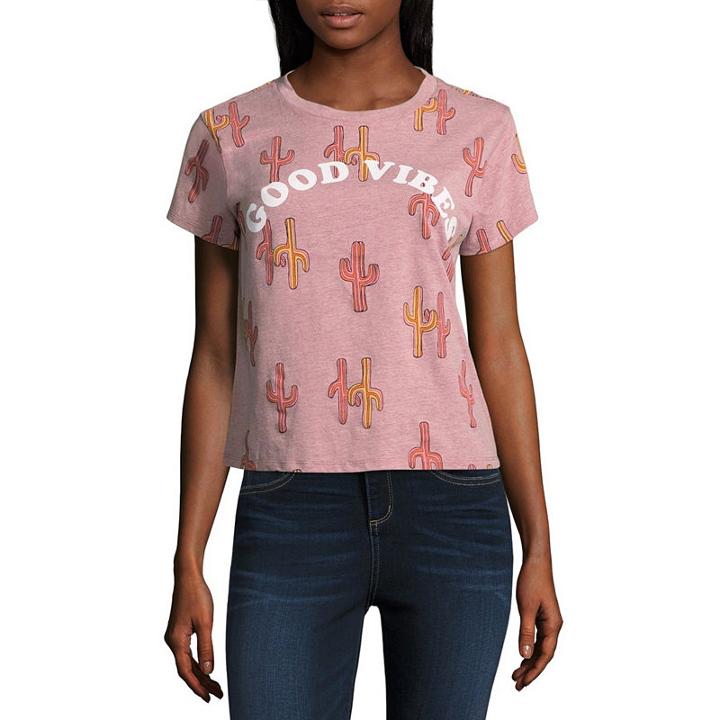 Good Vibes Cropped Tee - Junior