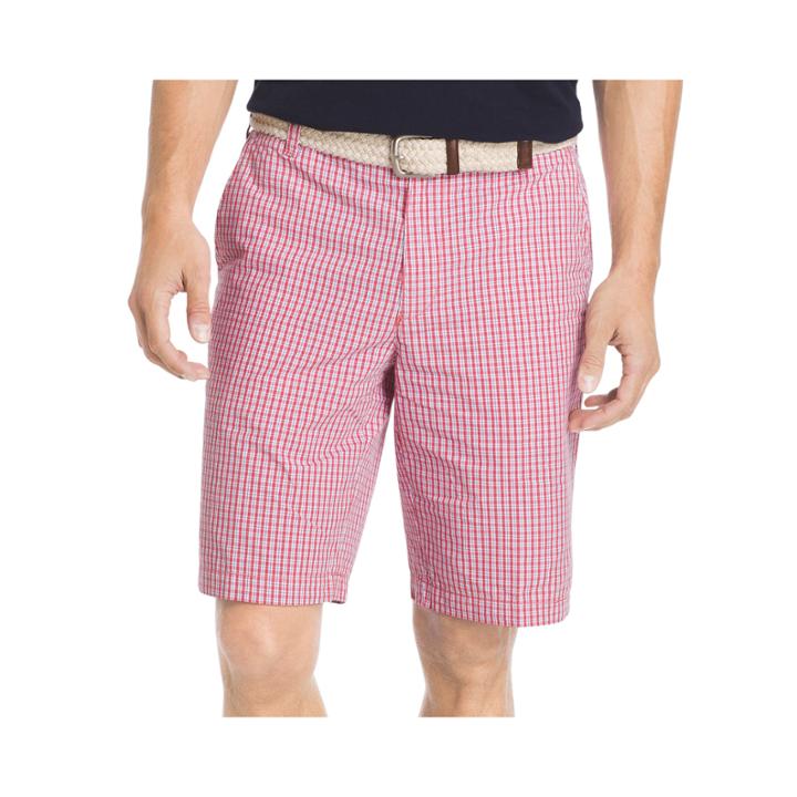 Izod Mini-plaid Poplin Shorts