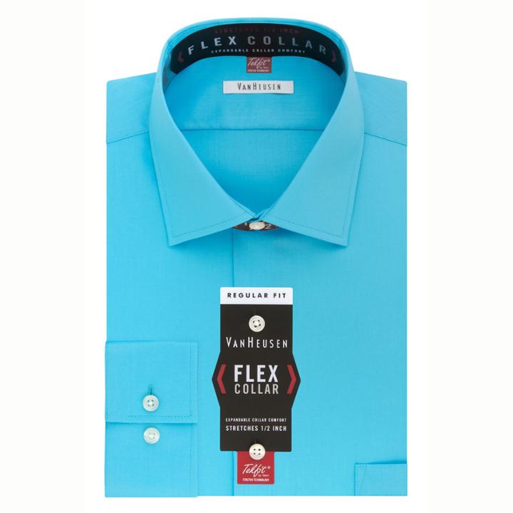 Van Heusen Van Heusen Flex Collar Long Sleeve Twill Dress Shirt