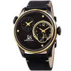 Joshua & Sons Mens Black Strap Watch-j-118bkyg