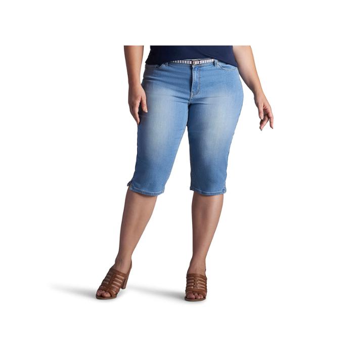 Lee Belted Denim Skimmer- Plus