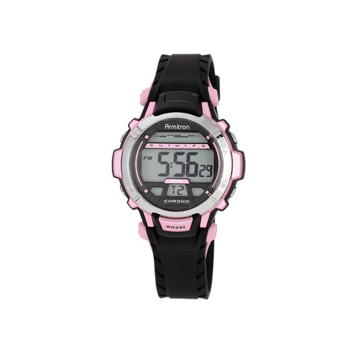 Armitron Prosport Womens Digital Sport Chronograph Watch 45/7036pnk