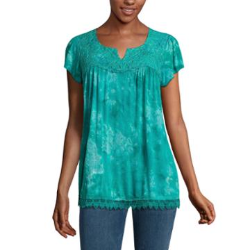 One World Apparel Short Sleeve Scoop Neck T-shirt-womens