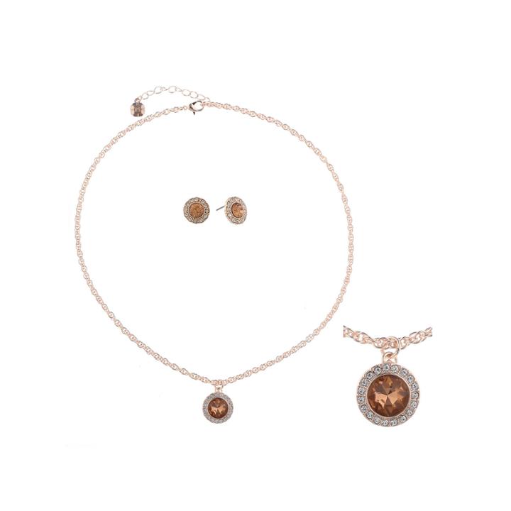 Monet Jewelry Womens 2-pc. Orange Jewelry Set