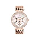Caravelle New York Womens Mother-of-pearl With Rose-tone Bracelet Watch 44n101