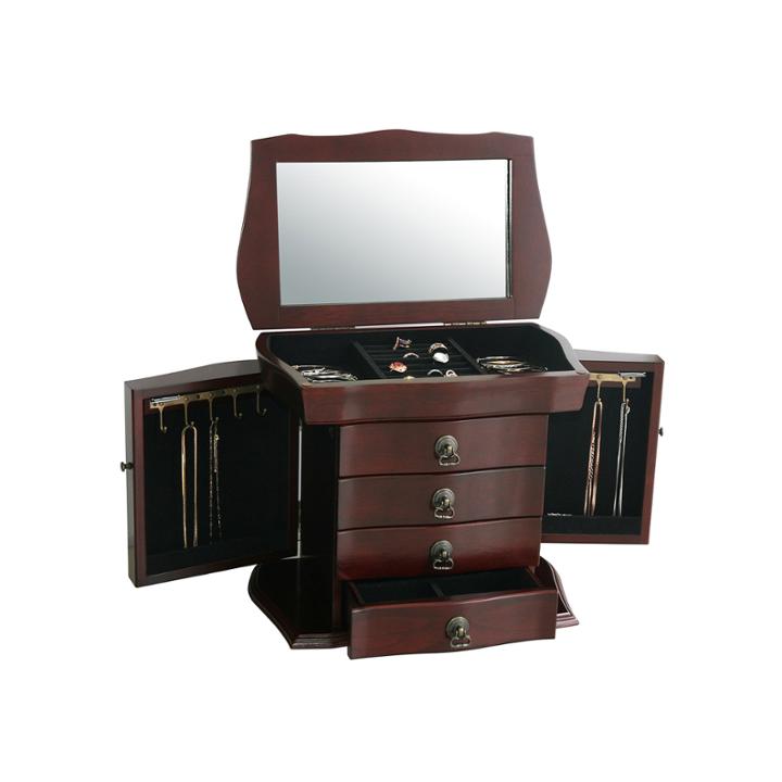 Kathy Ireland Merlot Jewelry Box