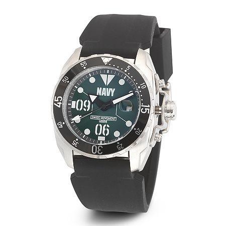 Wrist Armor C3 Mens Us Navy Rubber Strap Watch