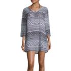 Liz Claiborne Santorini Stripe Chiffon Dress