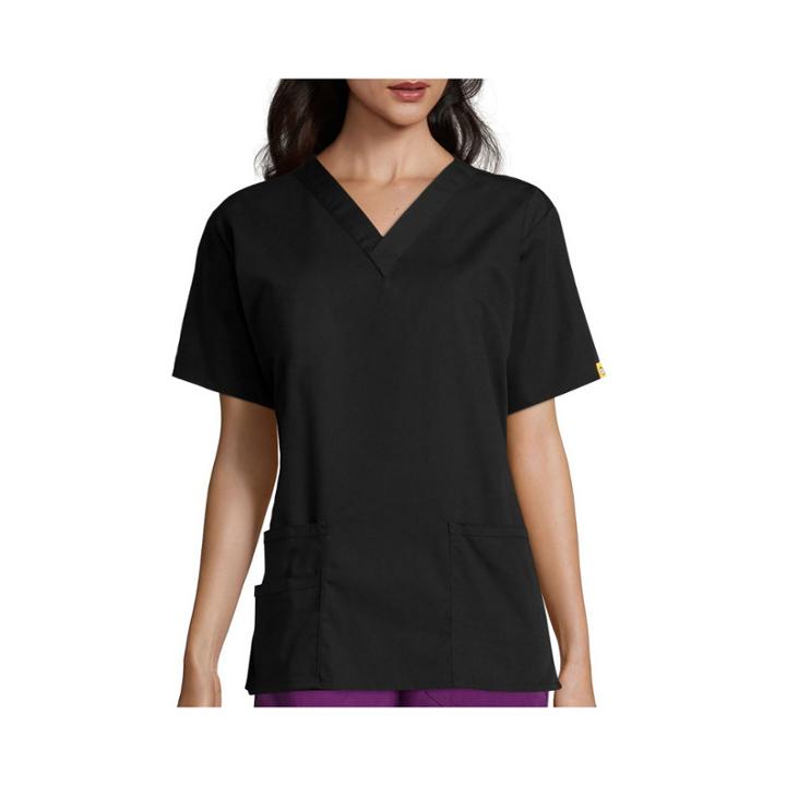 Wonderwink Womens Bravo Short-sleeve 5-pocket V-neck Top - Plus
