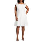 Danny & Nicole Sleeveless Fit & Flare Dress - Plus