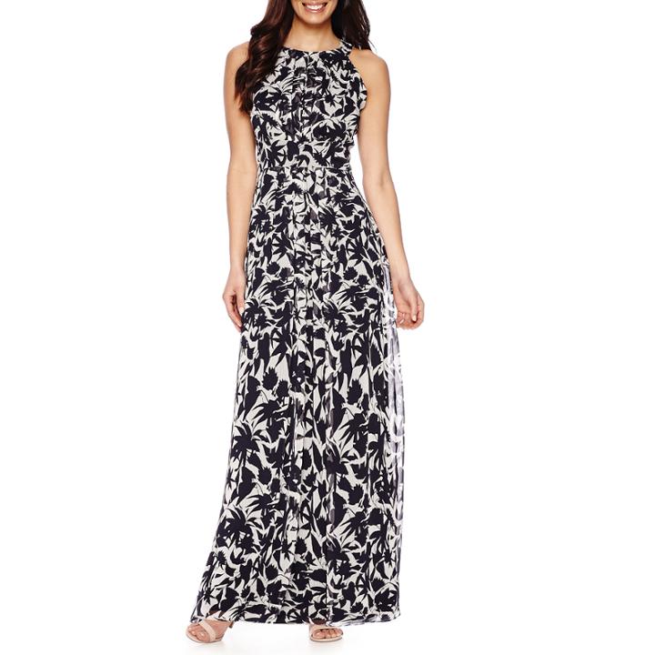Rn Studio By Ronni Nicole Sleeveless Floral Maxi Dress