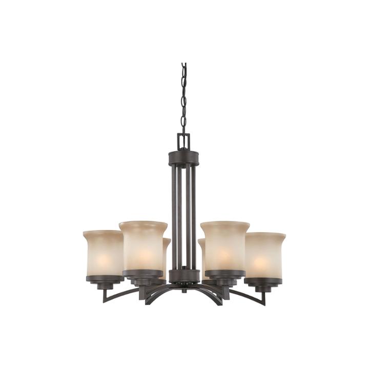Filament Design 6-light Dark Chocolate Bronze Chandelier