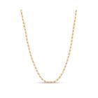 Gold Over Silver 16 Inch Chain Necklace