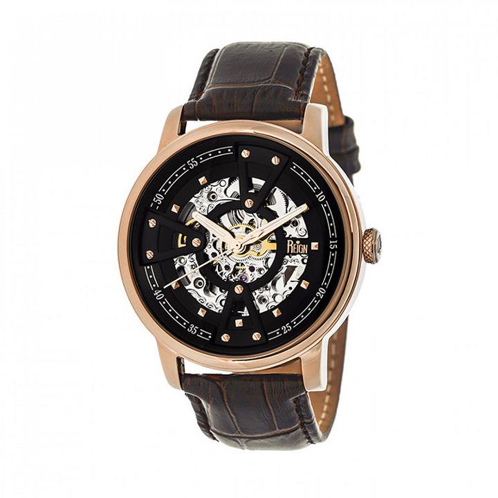Reign Unisex Black Strap Watch-reirn3605