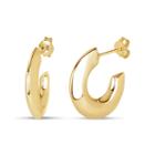 Not Applicable 18k Gold Over Silver Stud Earrings