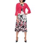 Danny & Nicole 3/4 Bell Sleeve Jacket Dress