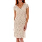 Scarlett V-neck Tiered Lace Dress