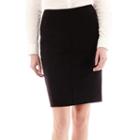 Worthington Seam-detail Pencil Skirt - Tall