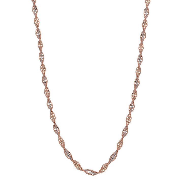 Solid 18 Inch Chain Necklace