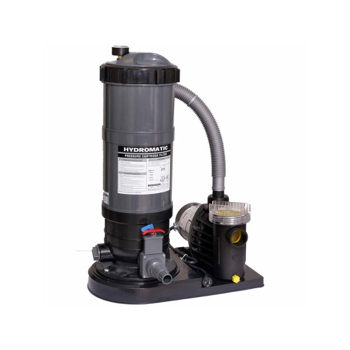 Blue Wave Hydro 120 Sq-ft Cartridge Filter Systemwith 1.5 Hp Pump For Above Ground Pools