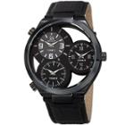 Joshua & Sons Mens Black Strap Watch-j-119bk