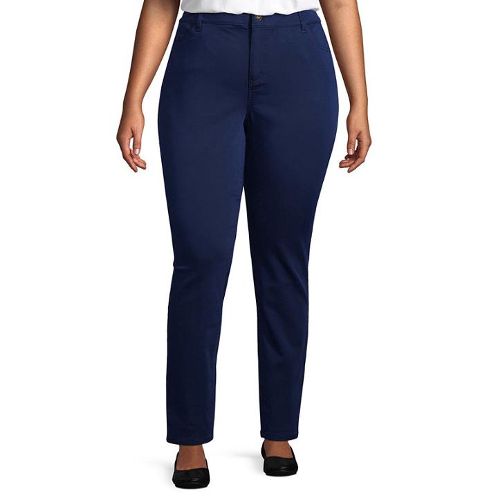 Liz Claiborne Flexi Fit 5 Pocket Skinny Jean- Plus