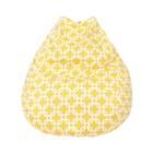 Cotton Hatch Print Teardrop Beanbag
