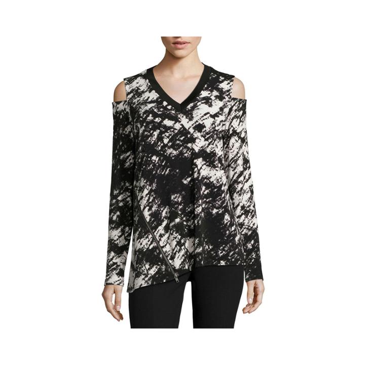 Worthington Edition Cold Shoulder Top