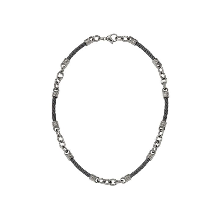 Edward Mirell Mens Titanium Pendant Necklace