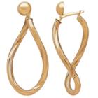 Made In Italy Limited Quantities! 14k Gold Hoop Earrings