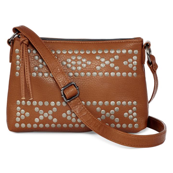T-shirt & Jeans&trade; Heavy-metal Top-zip Crossbody Bag