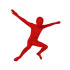 Red Skin Suit Child Costume - Medium (8-10)