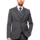 Stafford Checked Classic Fit Stretch Suit Jacket
