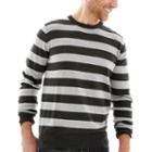 St. John's Bay Striped Fine-gauge Sweater