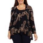 24/7 Comfort Apparel Angelina Tunic Top - Plus