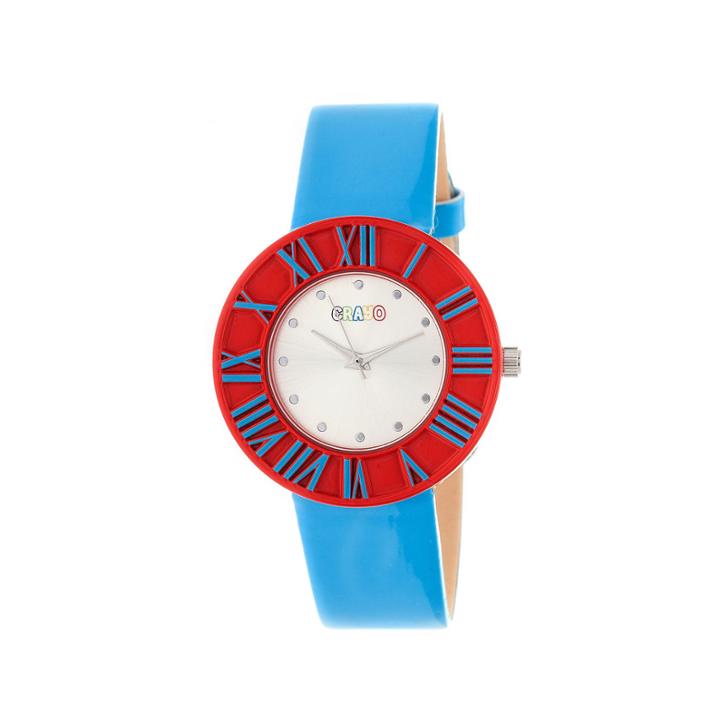 Crayo Prestige Blue Strap Watch