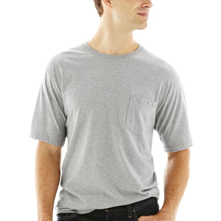 Stafford Performance Heavyweight Crewneck Pocket Tee