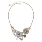 Messages From The Heart By Sandra Magsamen Cubic Zirconia Statement Necklace