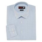 Jf J.ferrar Easy-care Big And Tall Long Sleeve Broadcloth Geometric Dress Shirt