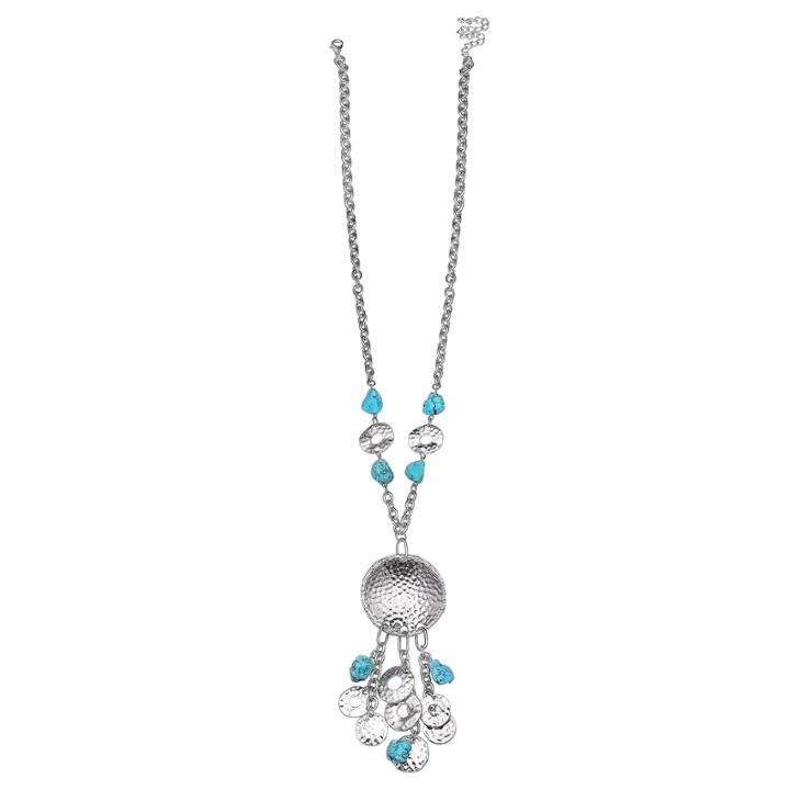 Mixit Clr 0717 Lt Blue Womens Pendant Necklace